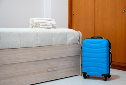 Ένα ή περισσότερα κρεβάτια σε δωμάτιο στο NoemyApartment