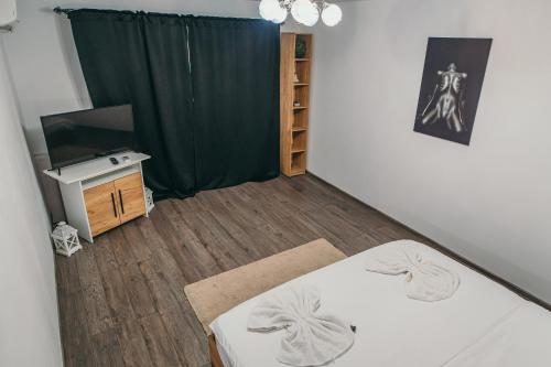 Posteľ alebo postele v izbe v ubytovaní Insomnia Studio