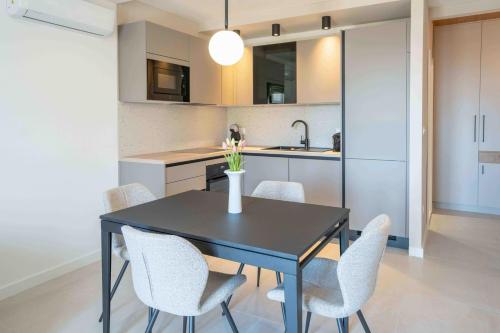 Dapur atau dapur kecil di Sea View Apartment Gin Brela