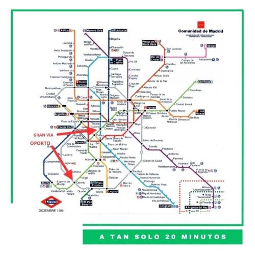 Acogedor piso climatizado cerca del Metro Oporto