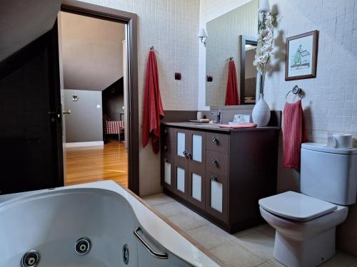Phòng tắm tại Villa en Urdaibai