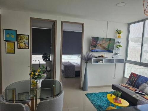 Μια τηλεόραση ή/και κέντρο ψυχαγωγίας στο Apartamento en Cucuta para estrenar