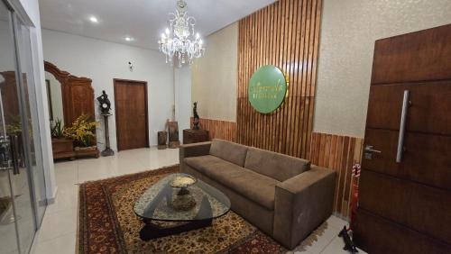 Χώρος καθιστικού στο Estanzuela Eco Lodge