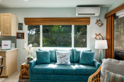 Zona de estar de Kihei Kai Oceanfront Condos