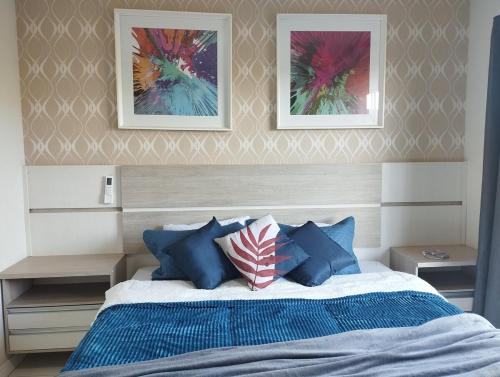 Letto o letti in una camera di Sobrado in the Central Region 1 suite 2 bedrooms