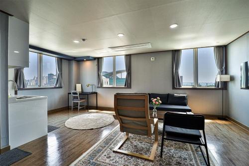 Posezení v ubytování Hotel Noah