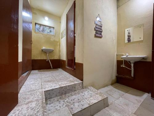 Kupatilo u objektu Mousak Lodge