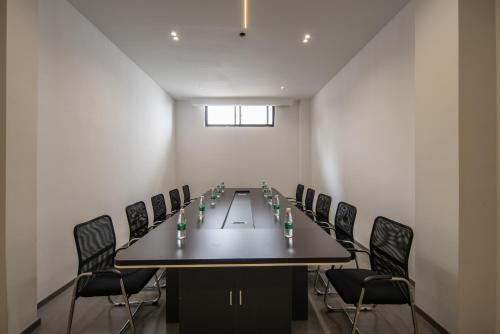 Konferenční prostory v ubytování Dali Shuanglang Haiyu Sea View B&B (Double Corridor shop)