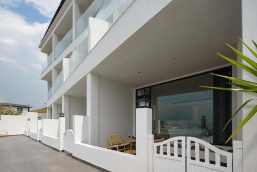 Balkón nebo terasa v ubytování Dali Shuanglang Haiyu Sea View B&B (Double Corridor shop)