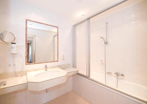Kúpeľňa v ubytovaní Appartement Resort Hanneshof