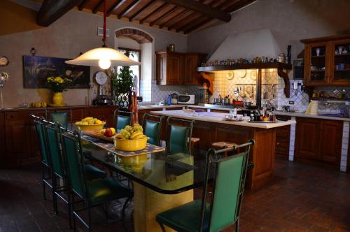 Dapur atau dapur kecil di B&B Il Castello