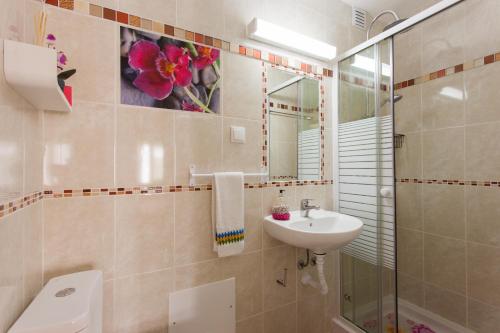 Koupelna v ubytování Apartamento Cardoso