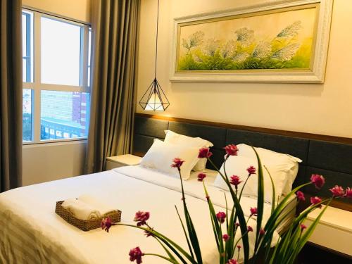 Postel nebo postele na pokoji v ubytování Sunrise City - 5 star