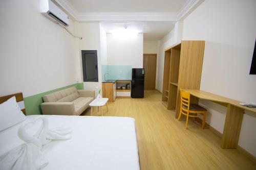 Katil atau katil-katil dalam bilik di HT Hotel