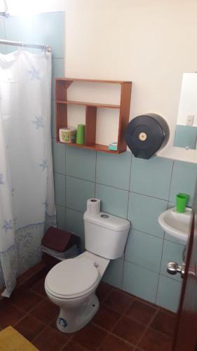 Koupelna v ubytování OASIS JENY Apartamento con entrada independiente