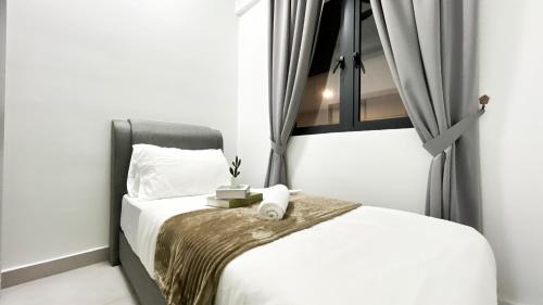 Кровать или кровати в номере 168 Park Selayang by Manhattan Group
