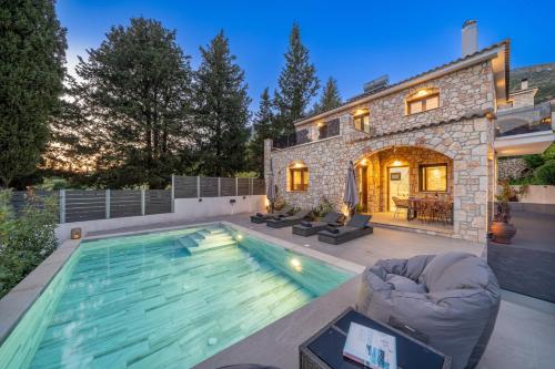 Бассейн в Luxury Villa Ora I или поблизости