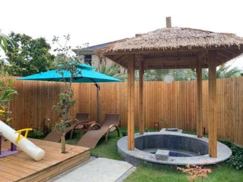 Bazén v ubytování Xiamen SIG Resort nebo v jeho okolí