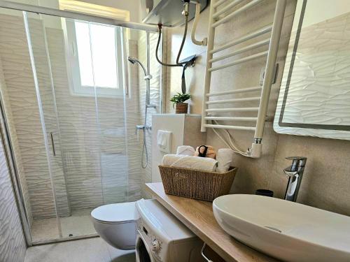 Kúpeľňa v ubytovaní Apartman "Roko"