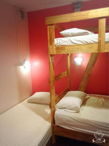 De hostelにあるベッド