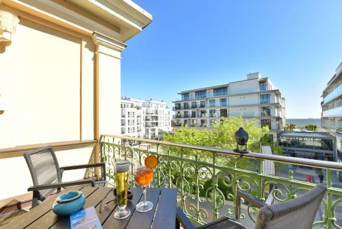 Balkón nebo terasa v ubytování Hotel Meereseck