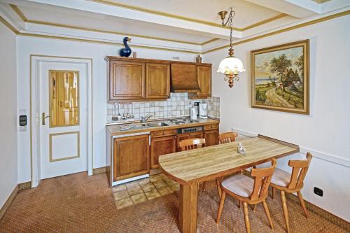 Η κουζίνα ή μικρή κουζίνα στο Hotel Appartement Landhaus Stutzi - Hotel Strandperle