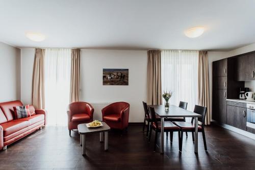 Гостиная зона в Hotel Bloemfontein