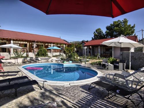 Holiday home with private pool and garden