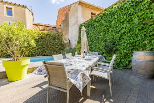 Zahrada ubytování Maison de Vacances 8 à 15 pers à proximité du Canal du Midi