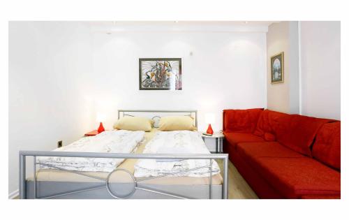 מיטה או מיטות בחדר ב-Sarajevo Apartments No.5
