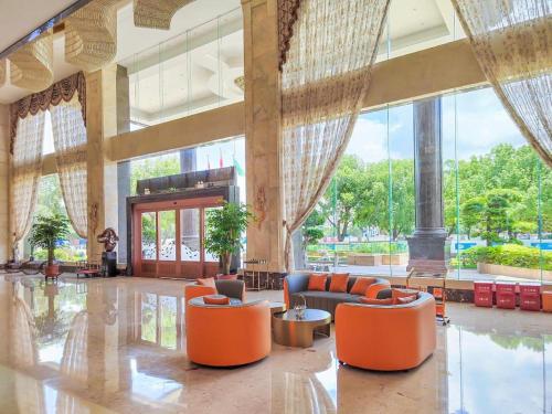 Ruang duduk di Santavan Hotel Shenzhen Guangming