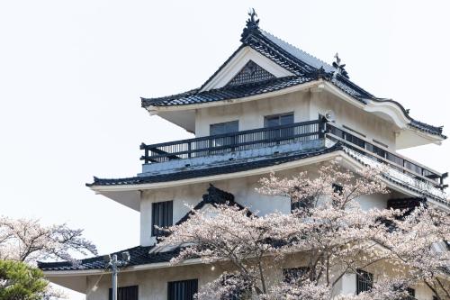 El edificio en el que está el ryokan