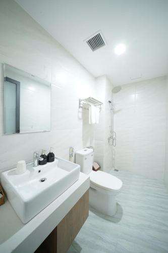 Koupelna v ubytování Samya Hotel & Apartment