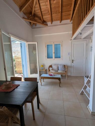 Zona de estar de Loft apartment with sea view