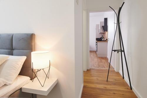 Ruang duduk di HomeME Bad Oeynhausen City Netflix, Parkplatz, Küche, zentral