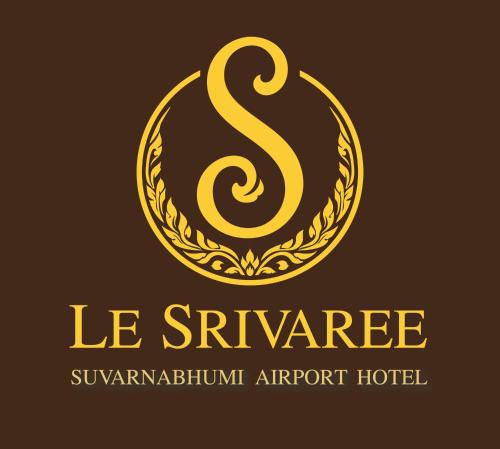 a gold logo with the letter s in a laurel ornament at Le Srivaree Suvarnabhumi Airport Hotel in Samutprakarn
