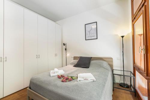 Ένα ή περισσότερα κρεβάτια σε δωμάτιο στο Residence Vignolo Park