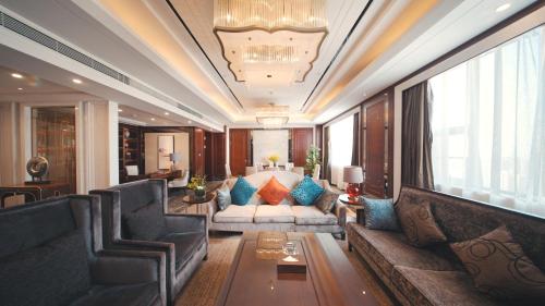 Χώρος καθιστικού στο Wyndham Jingzhou