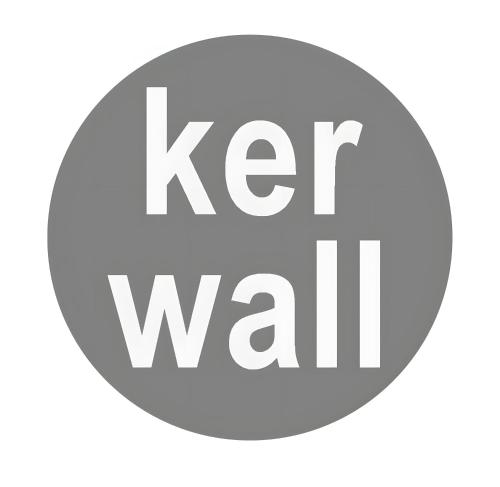 a sign that reads ker wait in a circle at Kerwall - Maison d'hôtes in Malville