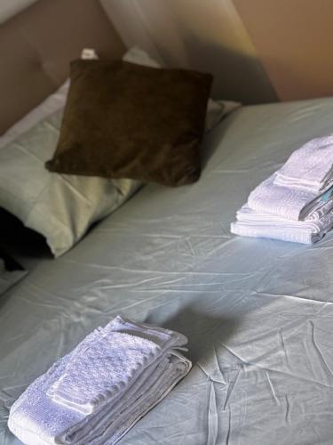 Letto o letti in una camera di rachel house