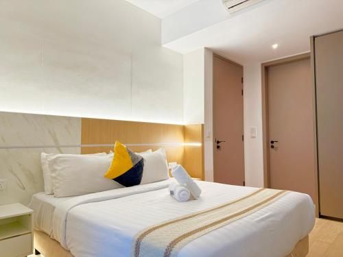 Letto o letti in una camera di Crystal Service Suite At Eaton KLCC