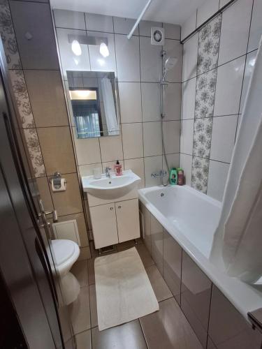 Ένα μπάνιο στο Criss Apartament Central