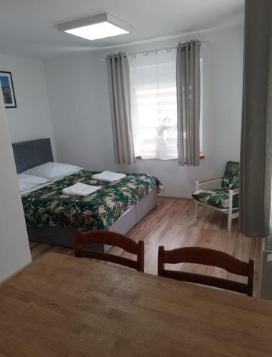 Postel nebo postele na pokoji v ubytování Pokoje u Filipa