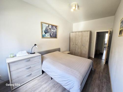 Cama o camas de una habitación en Splendid 2 bedroom apartment in Etterbeek