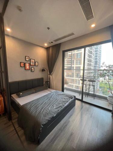 Ένα ή περισσότερα κρεβάτια σε δωμάτιο στο Studio Apt At OceanPark
