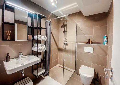 Koupelna v ubytování Villa Erdődy Resort