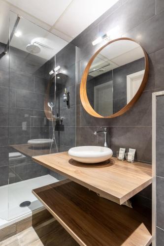 Koupelna v ubytování Hotel Montovani
