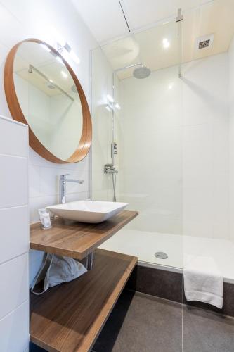 Koupelna v ubytování Hotel Montovani
