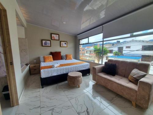Posezení v ubytování HOTEL LUXEM