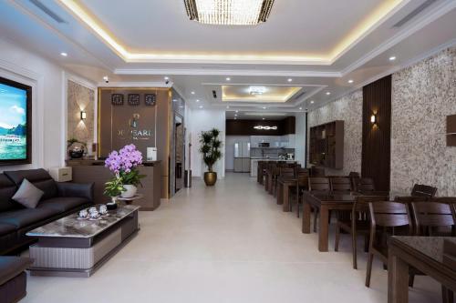 Χώρος καθιστικού στο De Pearl Hotel